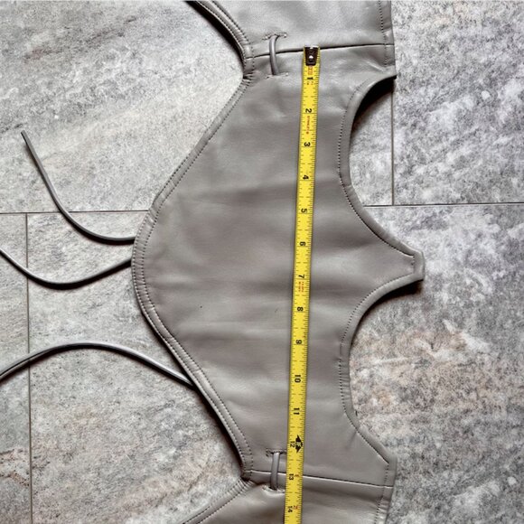 Maniere De Voir NWOT Corset Belt Vegan Leather - Picture 3 of 12